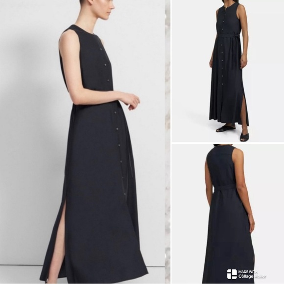 Theory Florian maxi shirt dress - Picture 1 of 8